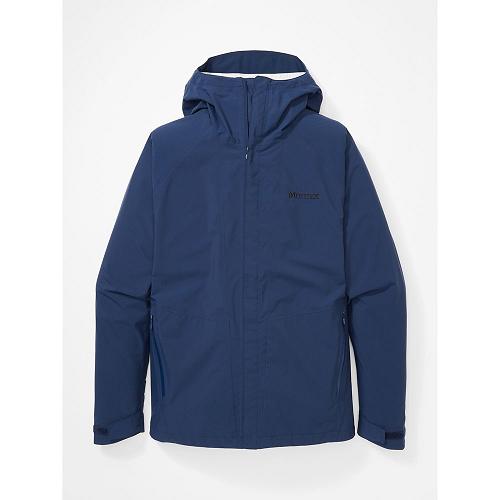 Marmot Rain Jacket Navy NZ - EVODry Bross Jackets Mens NZ6813950